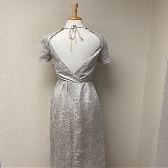 J. Crew Collection Dinah Gown in Natural 4 - Picture 4 of 9